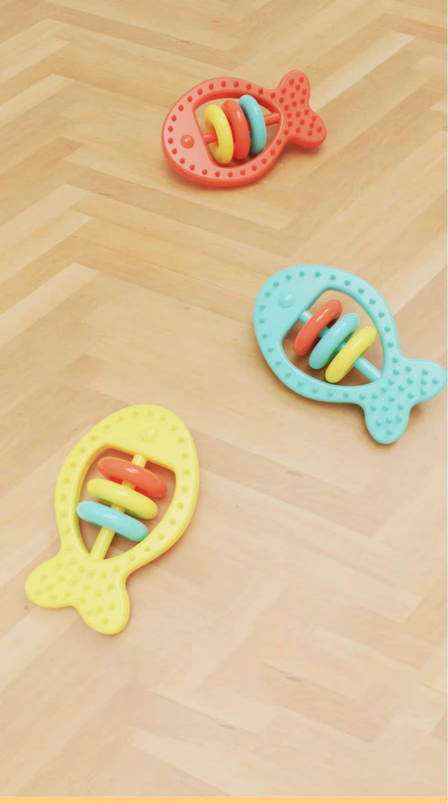 Juguete masticable con forma de pez
