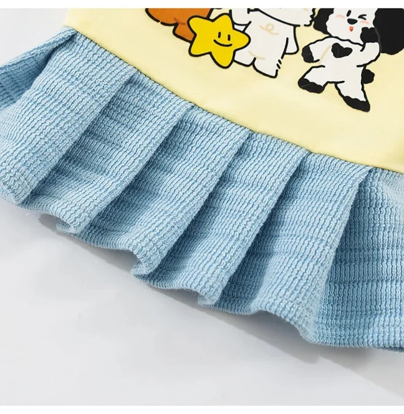 Conjunto completo puesto en perro pequeño