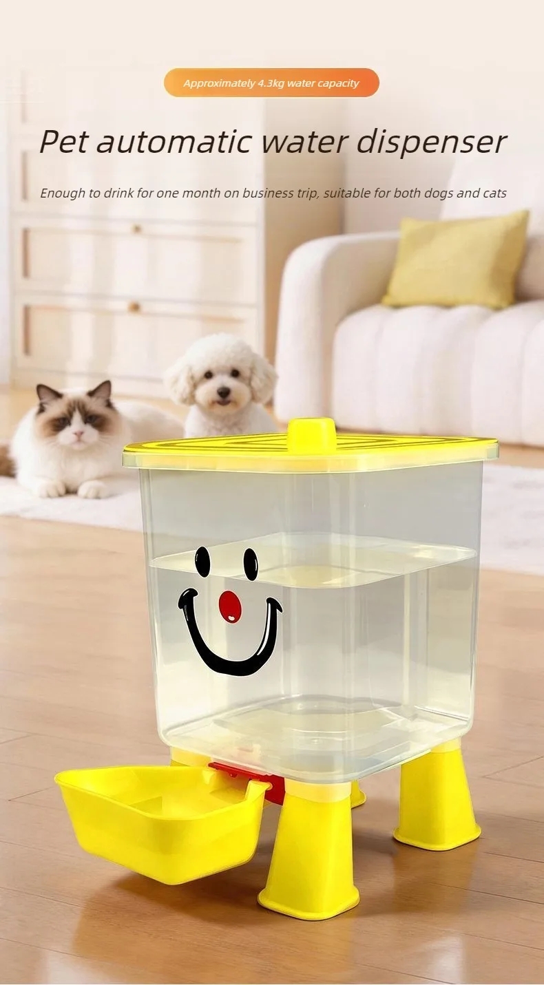 Bebedero con cuenco para perro y gato