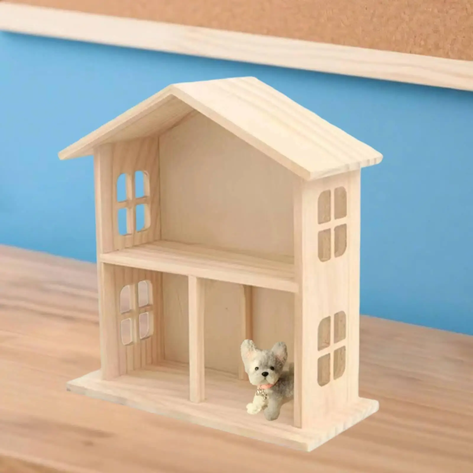 Estantería de Pared en Madera para Mascotas – Organizador Multiusos - imagen 2