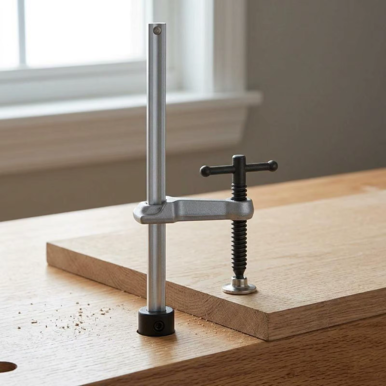 Abrazadera de mesa con trinquete tipo inserto, acero cromo-vanadio - imagen 4