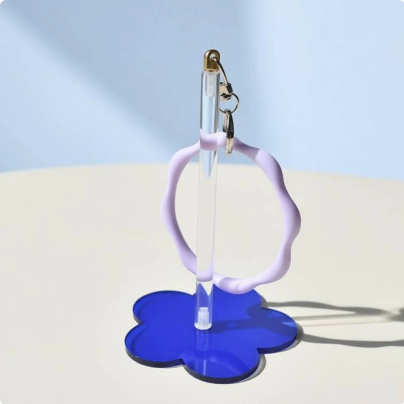 Soporte de Hilos para Tejer en Forma de Flor – Accesorio de Ganchillo - imagen 4