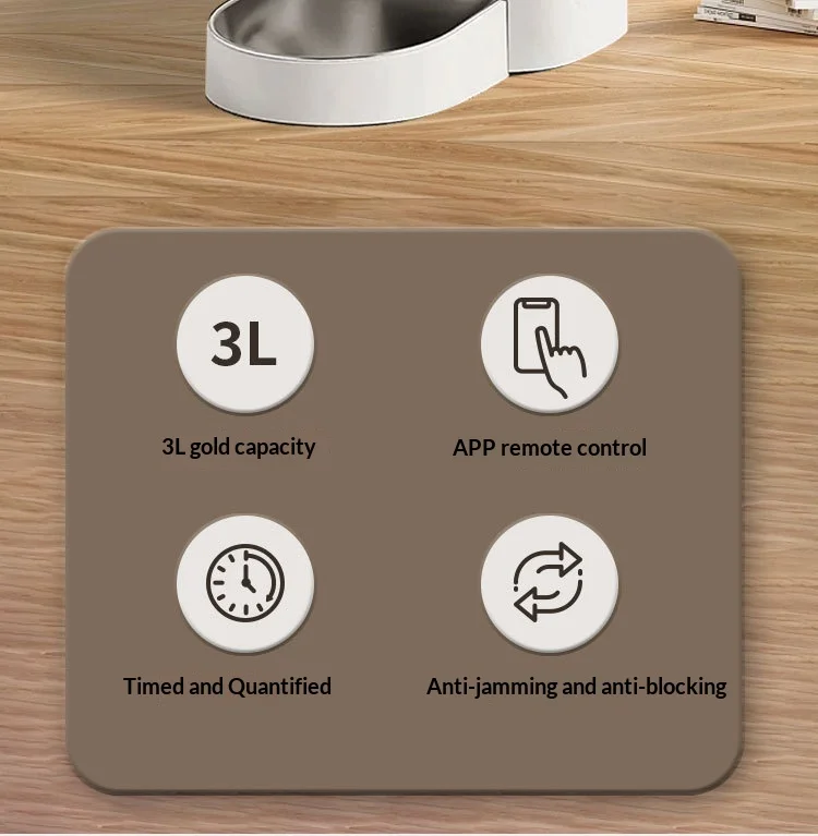 Control por app y programación de raciones