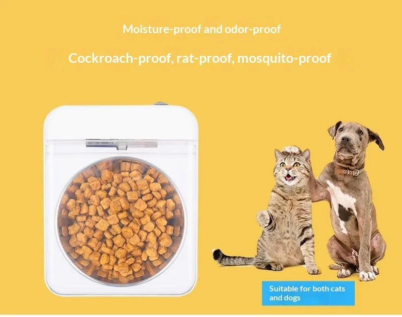 Tazón y estructura de autoservicio para gatos