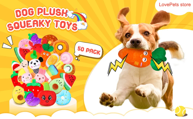 Juguete peluche con chirri para perros