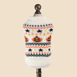 Suéter cuello alto para perros y gatos pequeños – Abrigadora prenda de otoño e invierno
