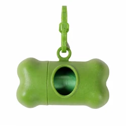 Dispensador bolsas para perro con forma de hueso a prueba de fugas