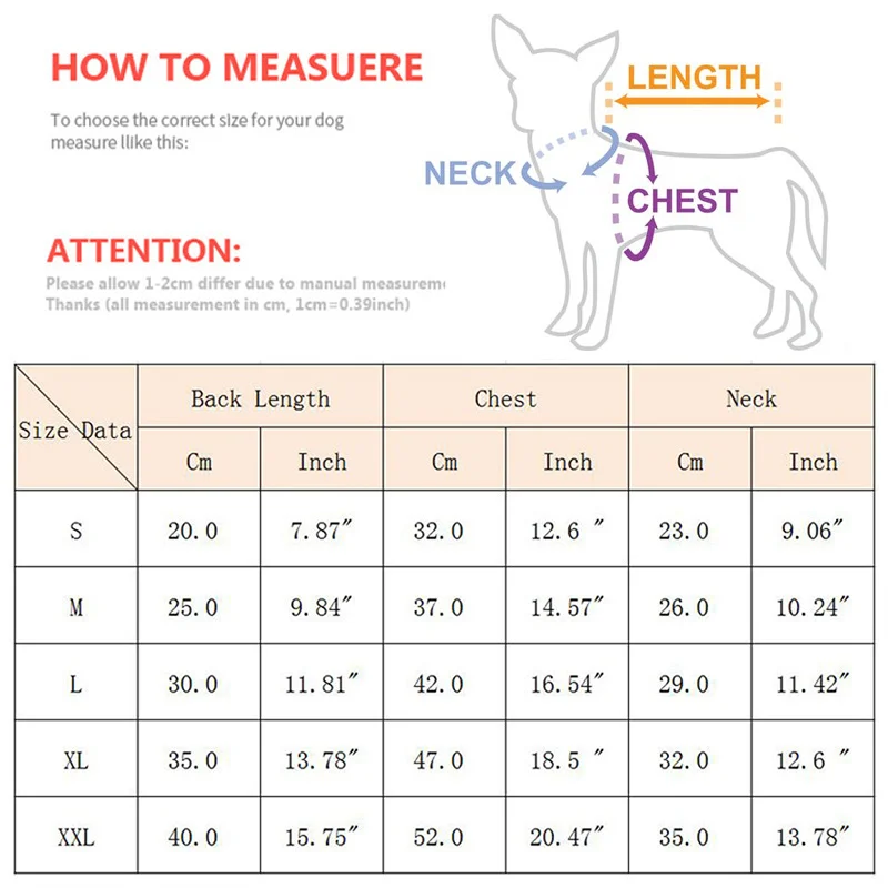Chaqueta de lana para perros – Abrigo cálido otoño invierno