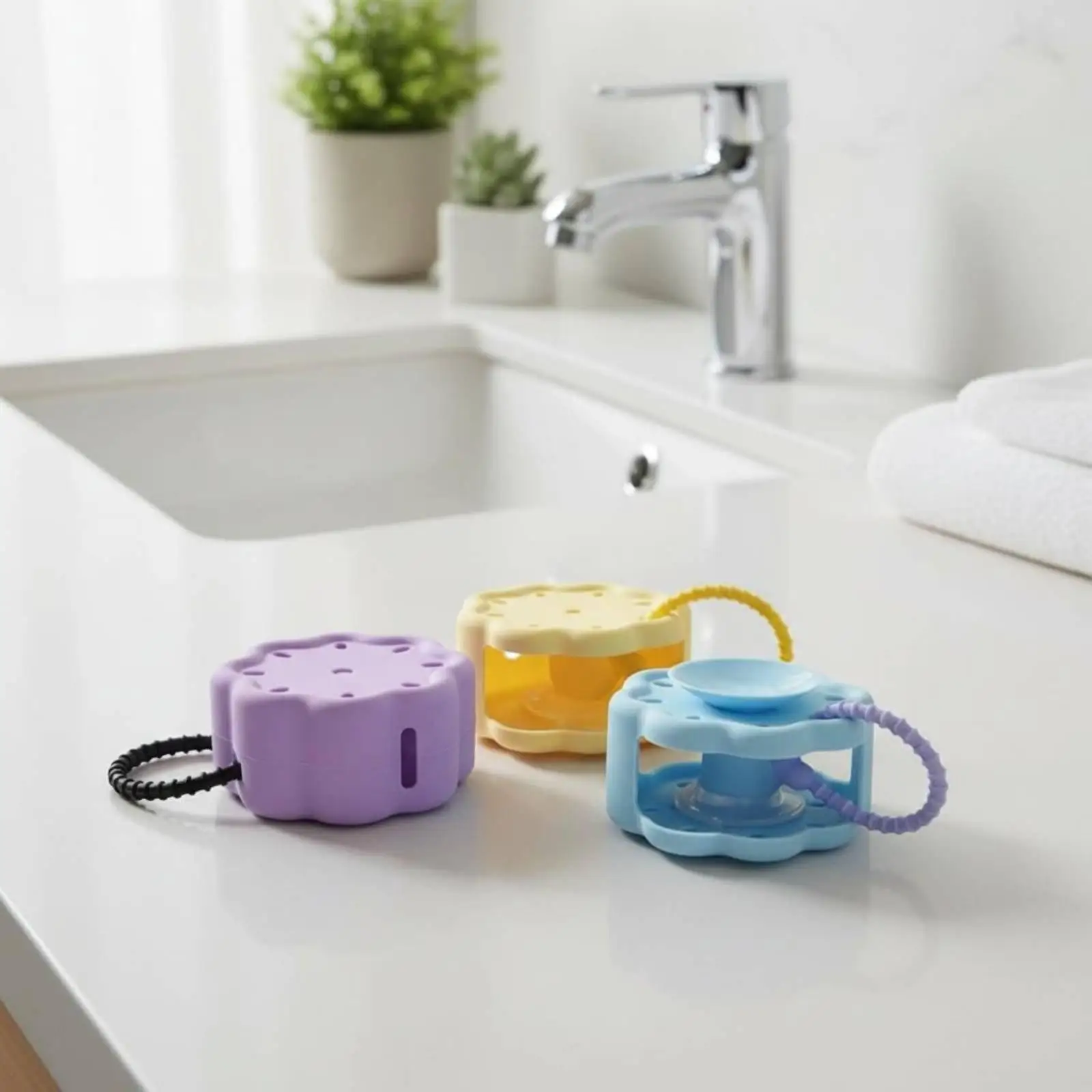 Soporte para vaporizador de ducha diseño anti-obstrucción