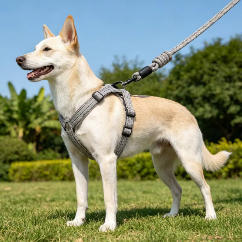 Arnés tipo chaleco ajustable para gatos y perros – Cómodo y seguro - imagen 3