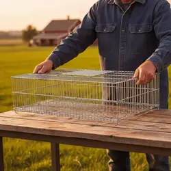 Jaula de Transporte para Gatos y Perros – Montaje Rápido