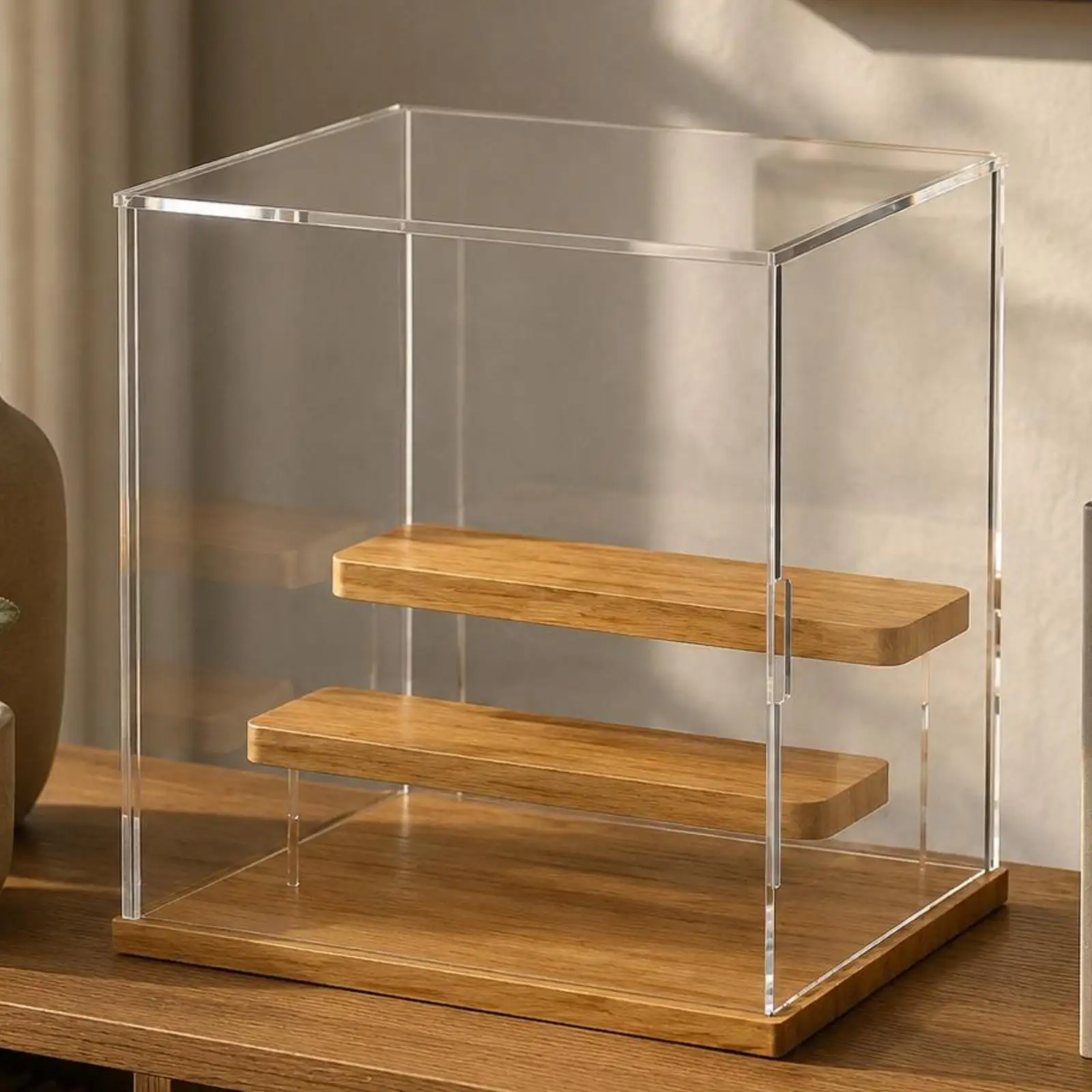 Estantes de pared para gatos: madera, acrílico y escalones - imagen 2