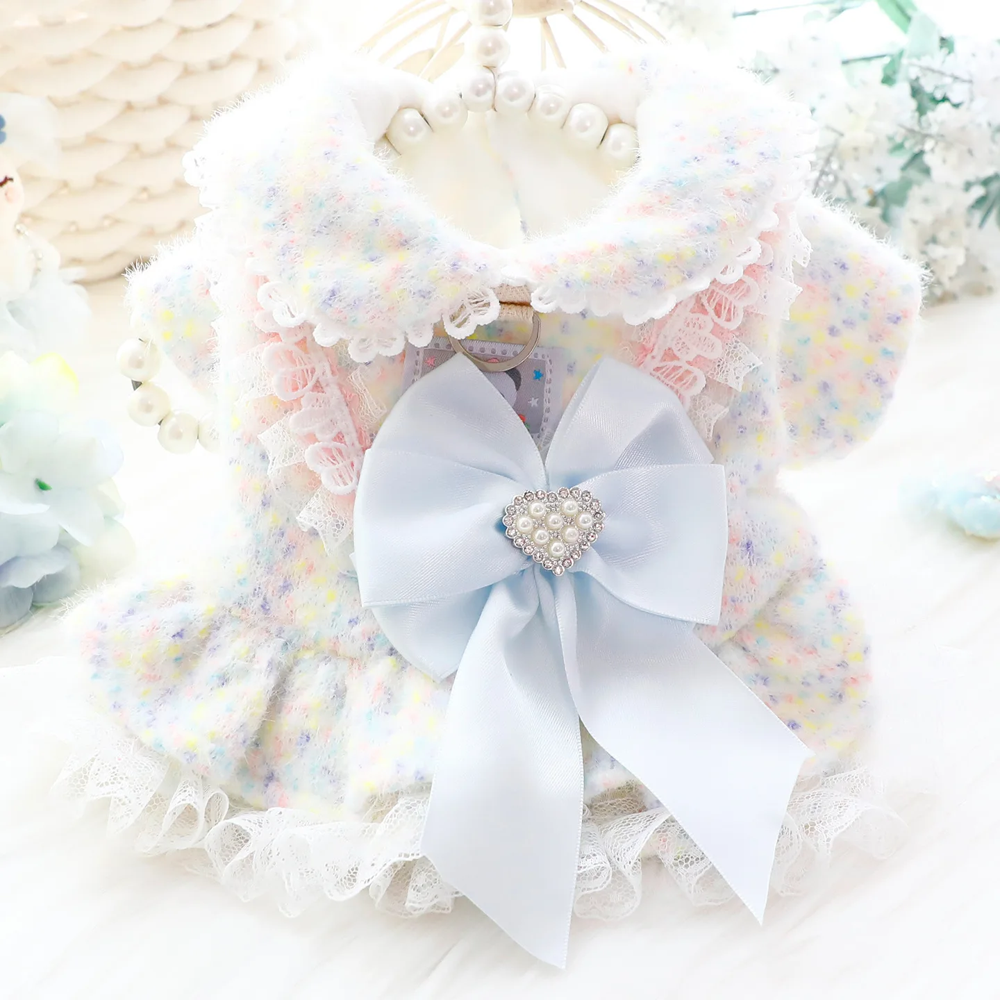 Vestido Princesa Cálido para Perros Pequeños y Cachorros - imagen 3