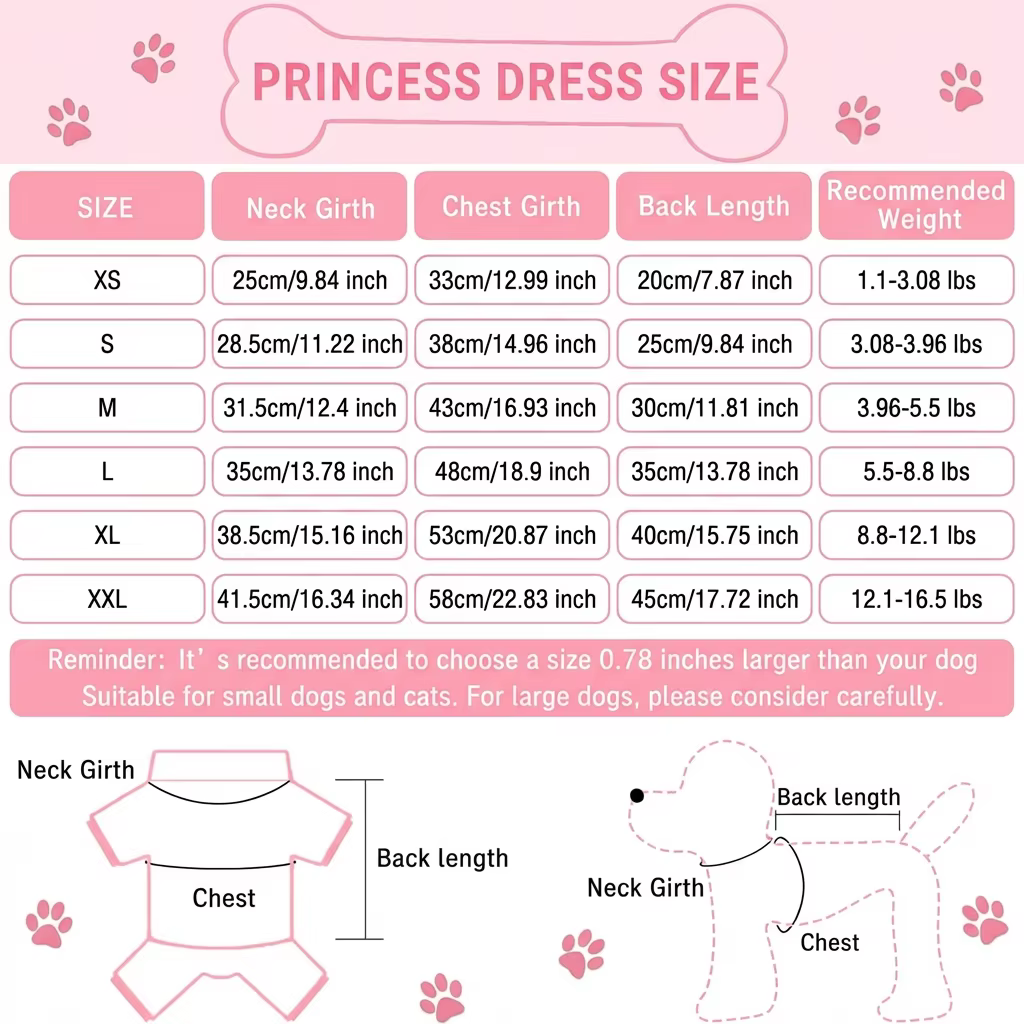 Vestido floral rosa para perros frontal