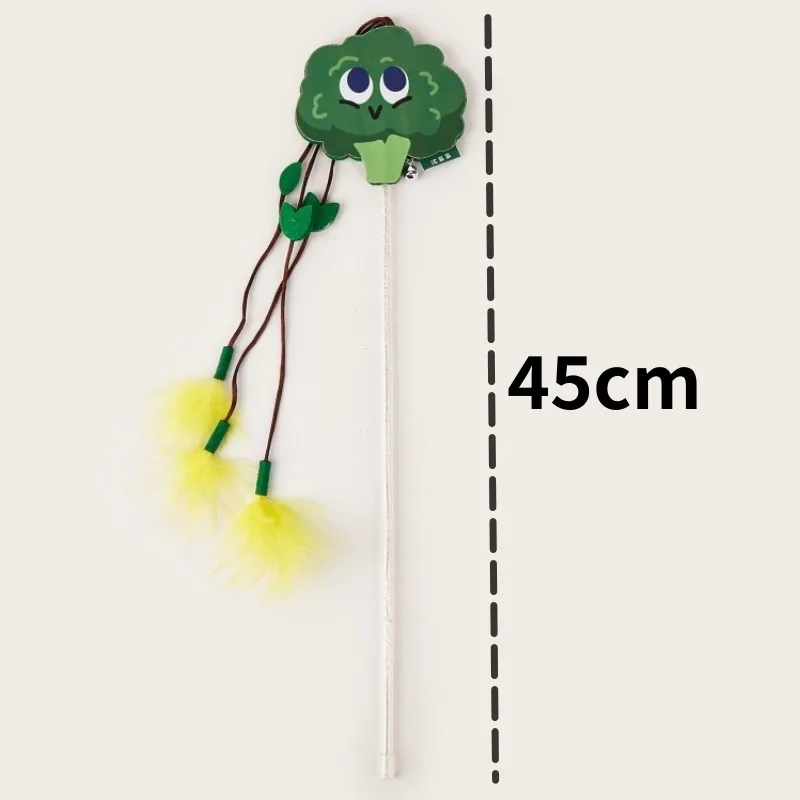 Juguete interactivo para gatos con plumas y campana resistente - imagen 2