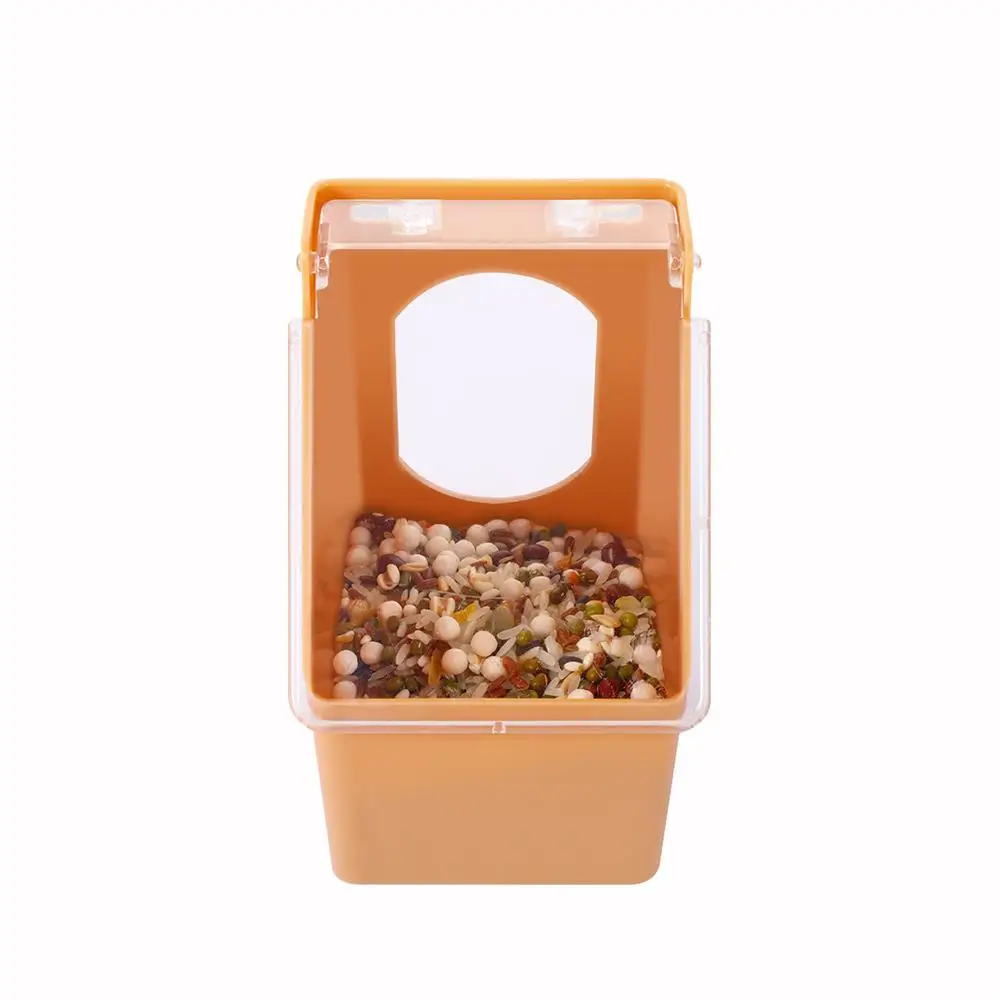 Bebedero automático de agua para aves de plástico, tipo caja