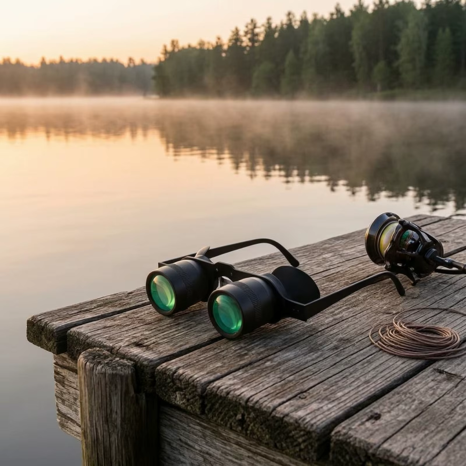 Telescopio pesca ajustable portátil compacto con gafas de enfoque - imagen 3