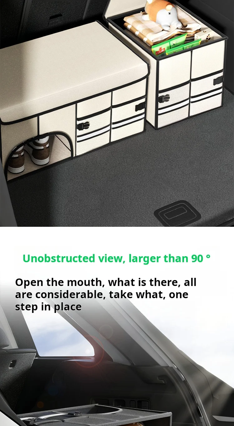 Organizador con objetos dentro