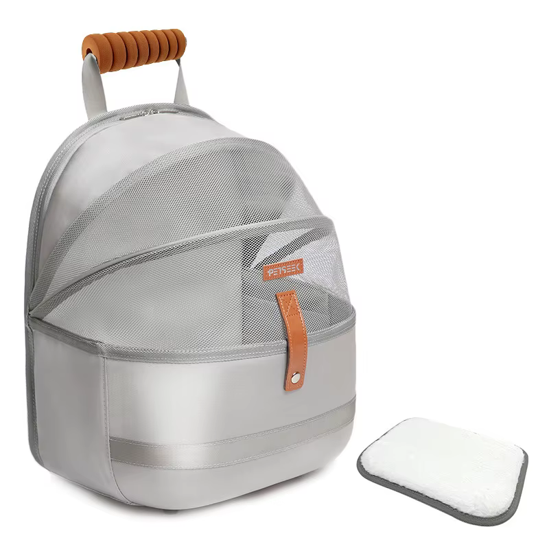 Bolsa de transporte para gatos con ruedas y diseño cápsula espacial - imagen 5