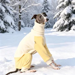 Abrigo suéter polar cálido para perros: galgo italiano, whippet y saluki