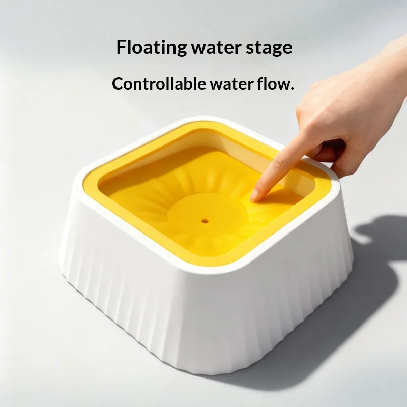 Bebedero cuenco flotante antiderrames para perros: patas secas - imagen 3