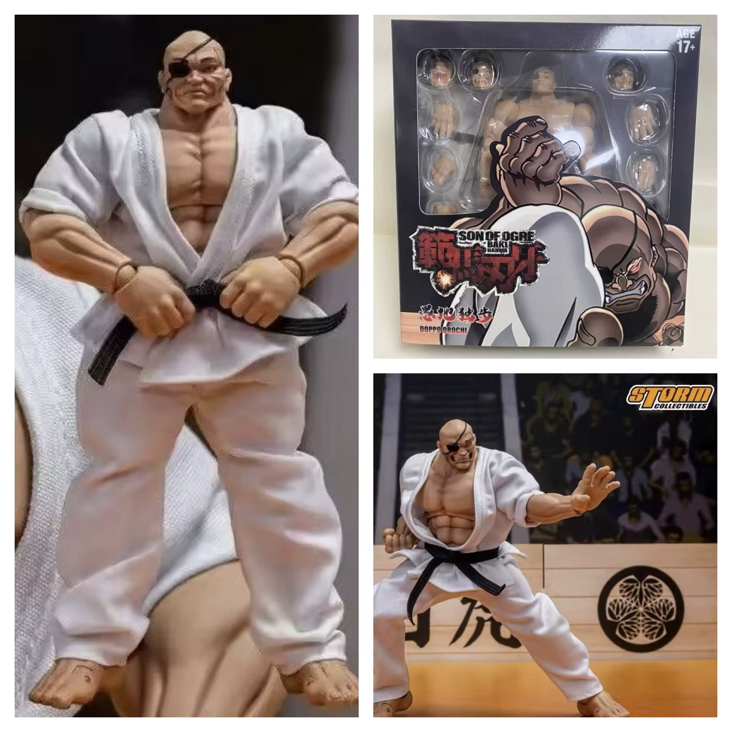 Figura articulada Baki Doppo Orochi regalo anime
