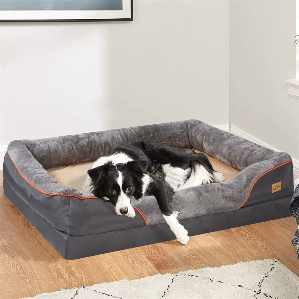 Cama ortopédica para perros grandes – Sofá viscoelástico lavable - imagen 3