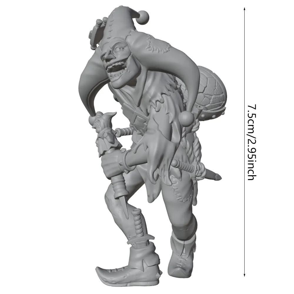 Detalle de la figura de resina de 75 mm para modelismo