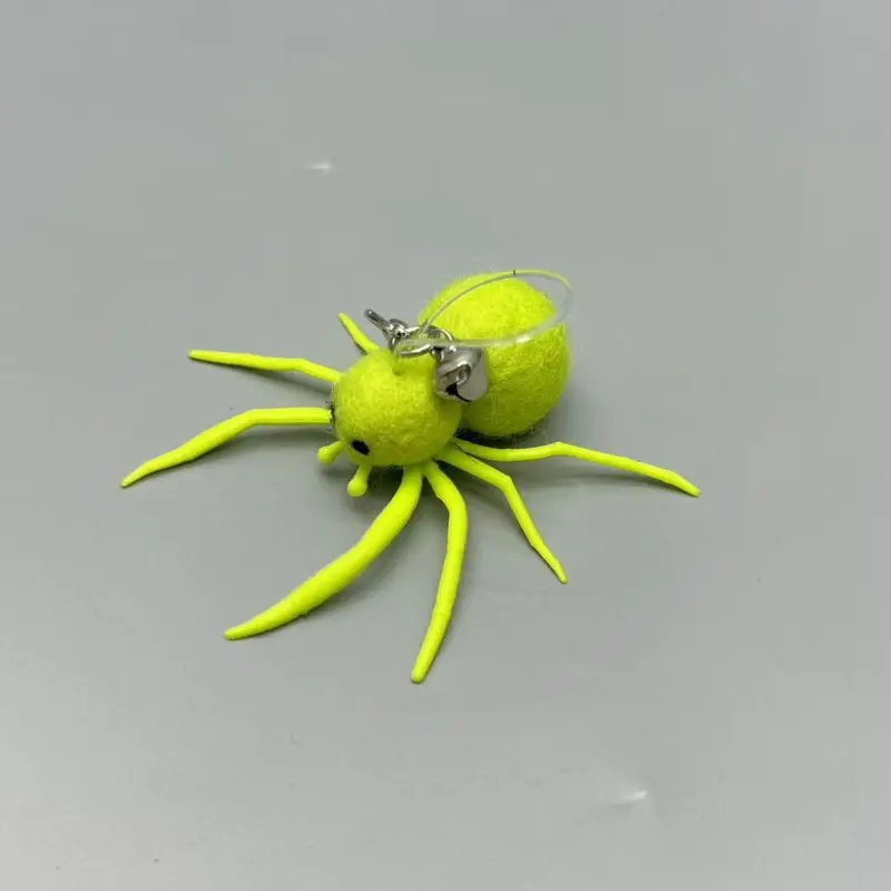 Araña de silicona blanca para varita de juego