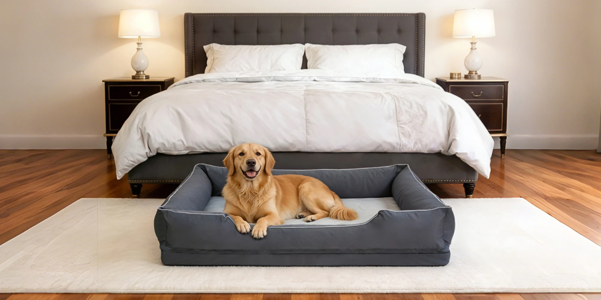 Detalle de tamaños disponibles de la cama para perros