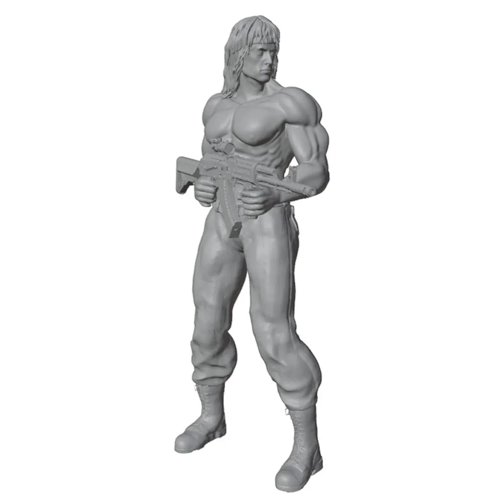 Figura de colección resina sin pintar para modelismo y coleccionismo