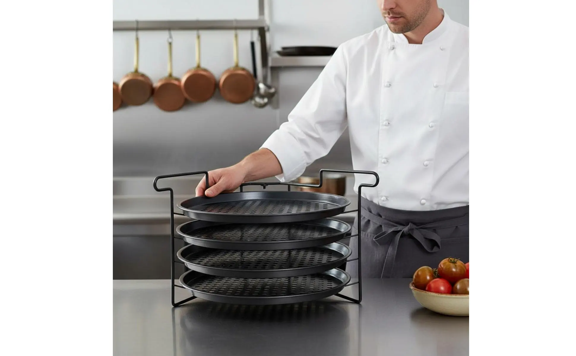Soporte de cocina multinivel para ahorrar espacio