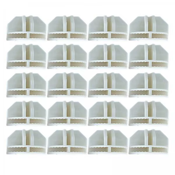 Conectores de plástico para rejilla organizadora de cables - imagen 2