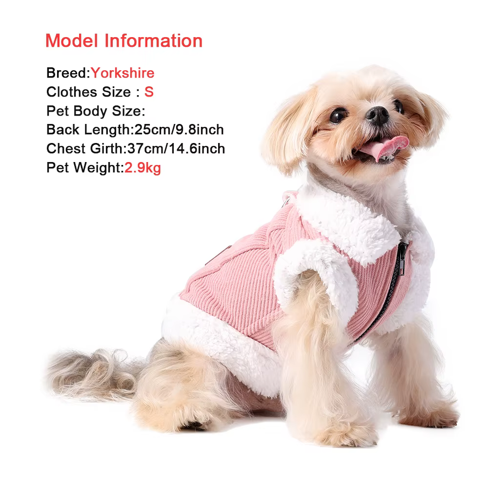 Abrigo polar para perros pequeños, medianos y Shih Tzu - imagen 2