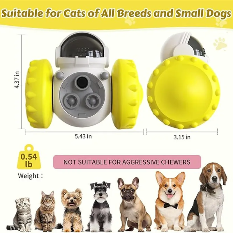 Juguete dispensador interactivo de golosinas para gatos y perros - imagen 2