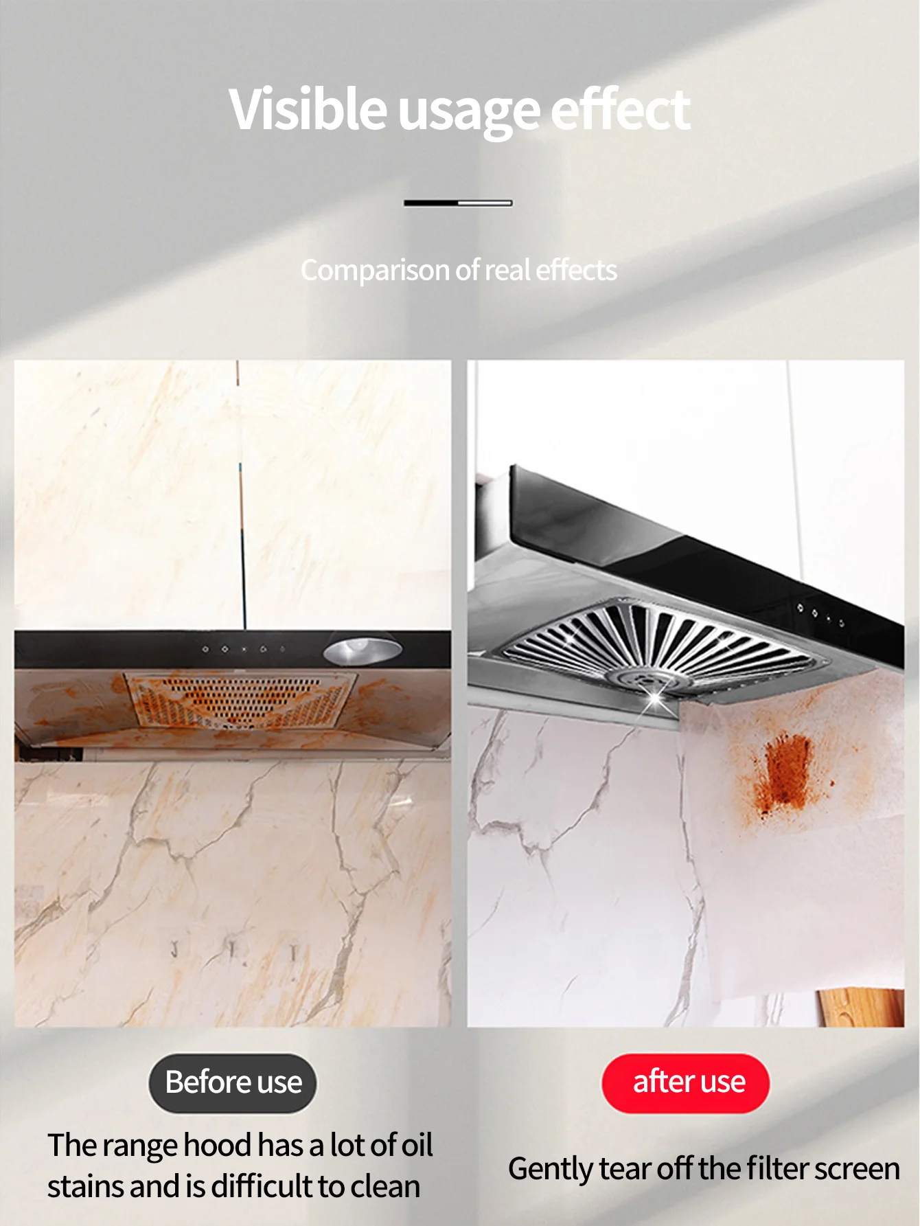 Pack de 12 cubiertas de filtro para cocina