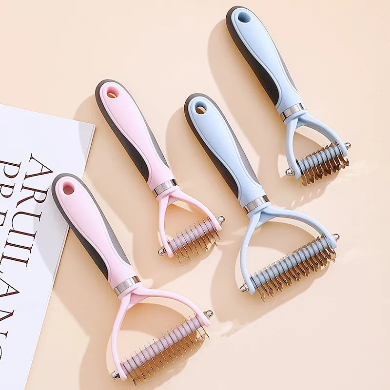 Detalle de los dientes densos y mango antideslizante