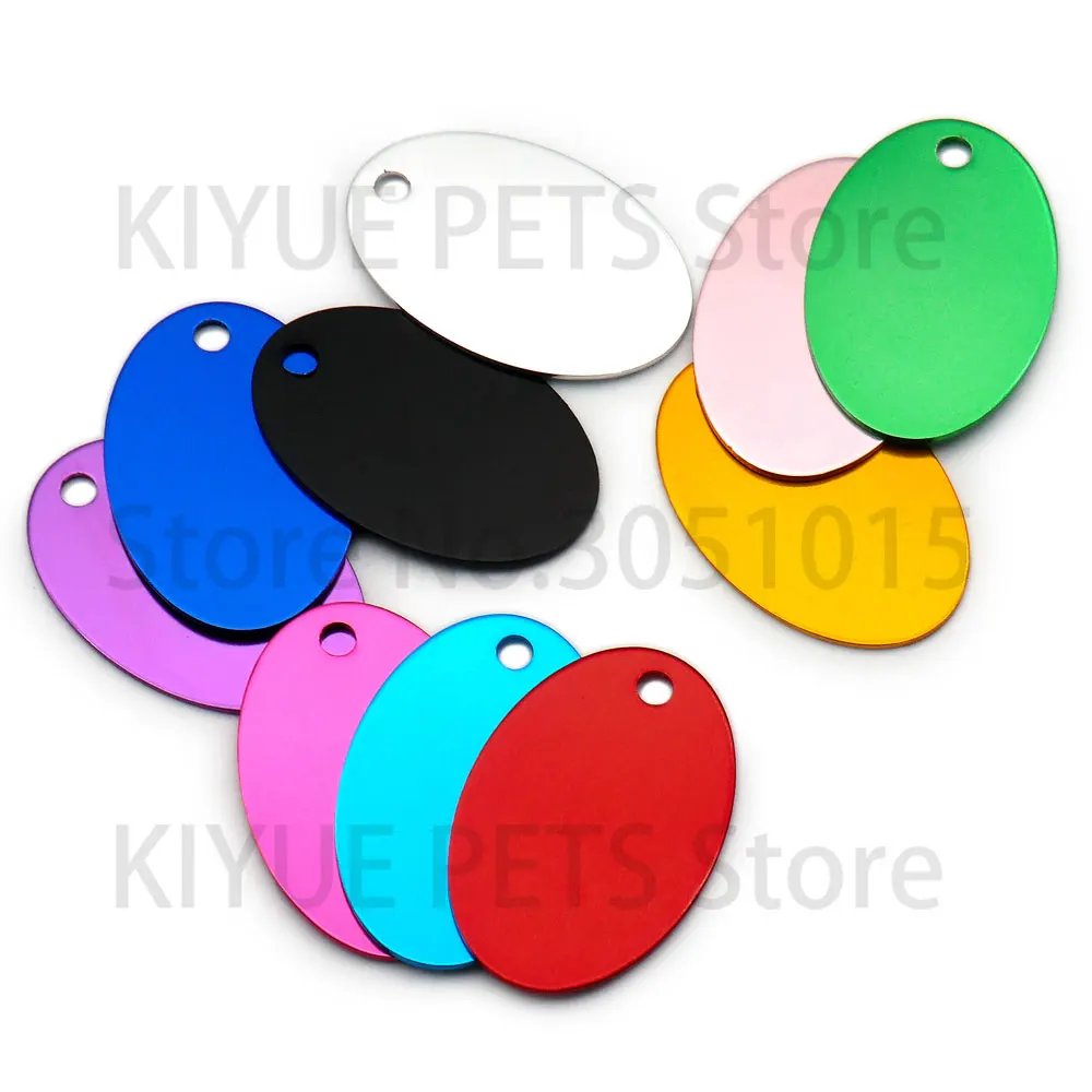 Placa de identificación para collar de perro