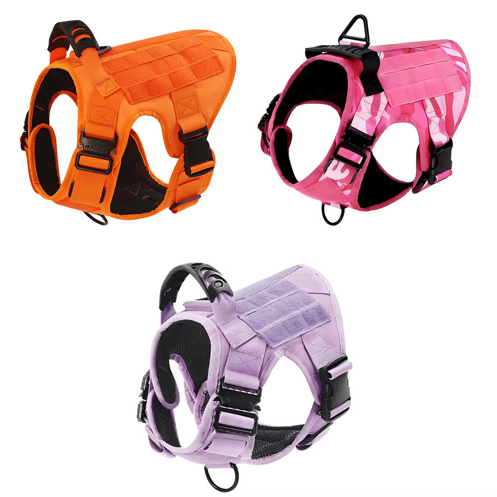 Arnés antitirones con sistema MOLLE para perro mediano y grande - imagen 3