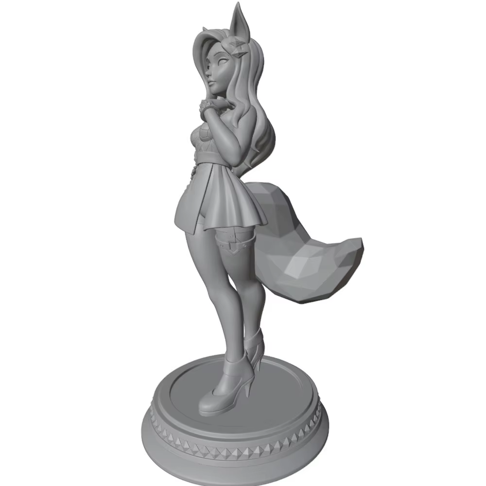 Miniatura 3D GK gris DIY para gatos y perros: sin montaje ni pintura - imagen 2
