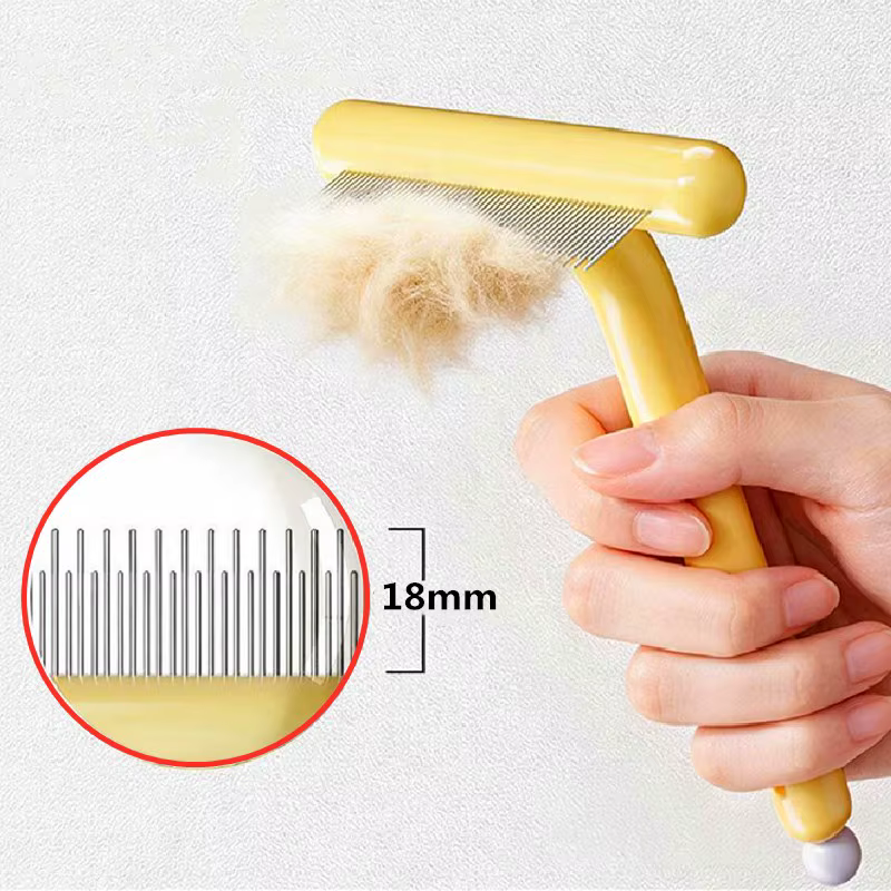 Cepillo Deslanador para Perros y Gatos – Acero Inoxidable - imagen 4