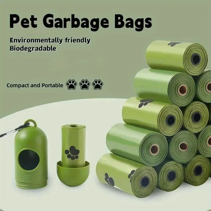 Bolsas biodegradables para mascotas - verde