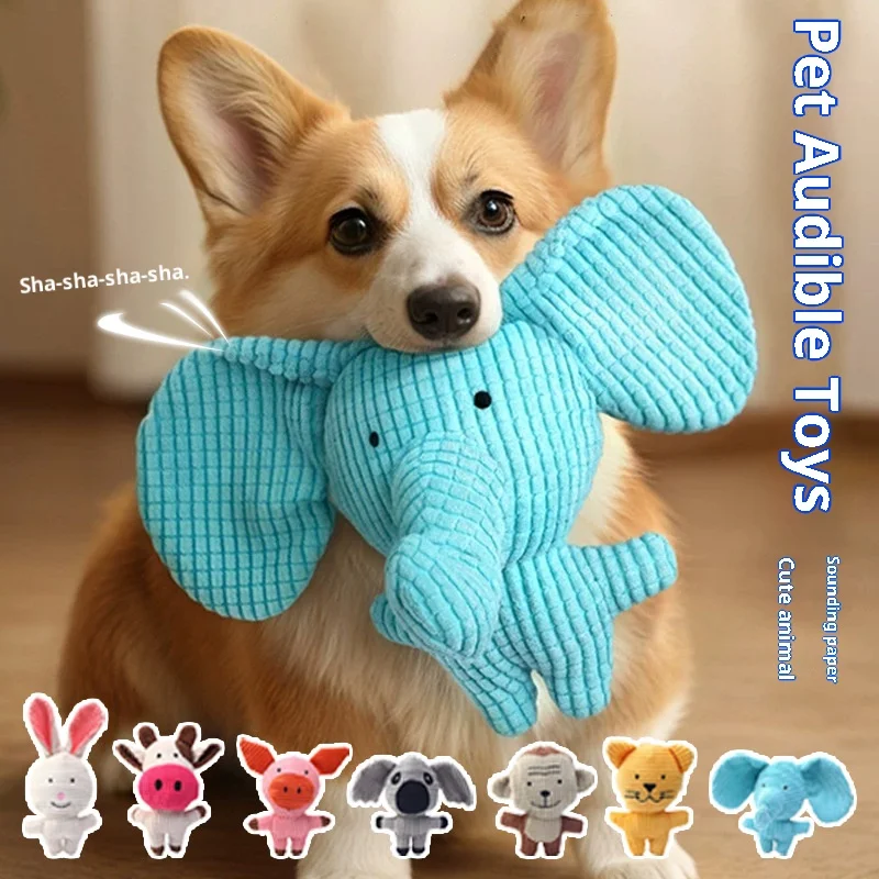 Vista frontal juguete animal peluche