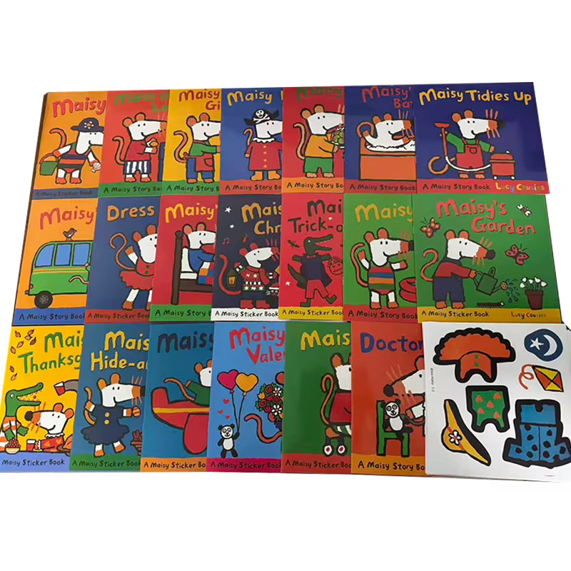 Portada de Maisy con colores vivos