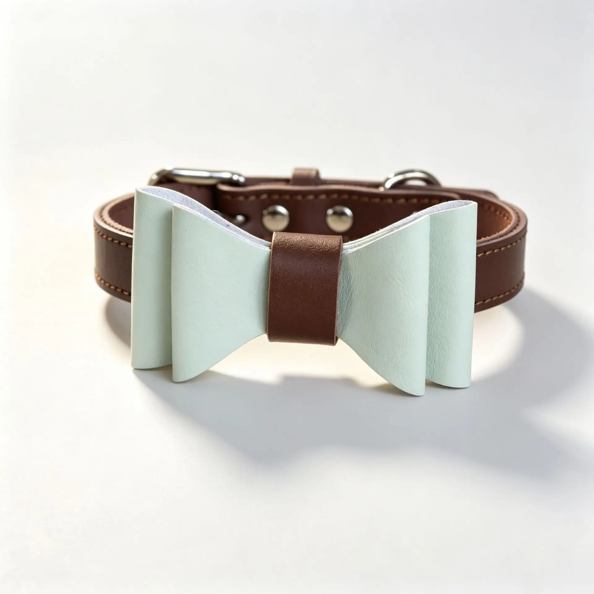 Collar de cuero para perro – Ajustable con lazo desmontable