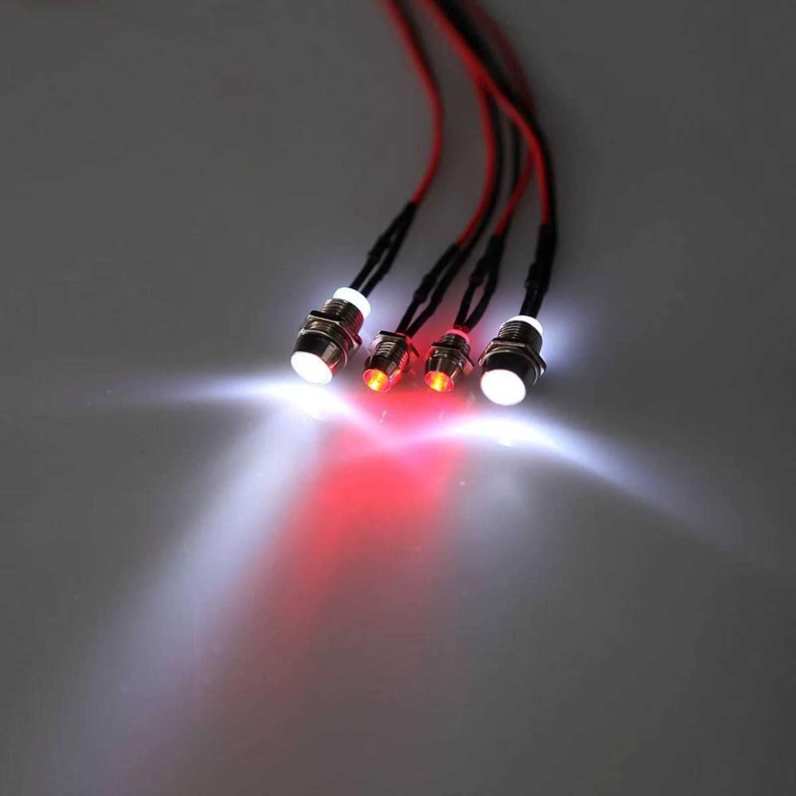 Kit de Faros LED 5mm para Vehículos RC – Iluminación Nocturna Universal - imagen 2