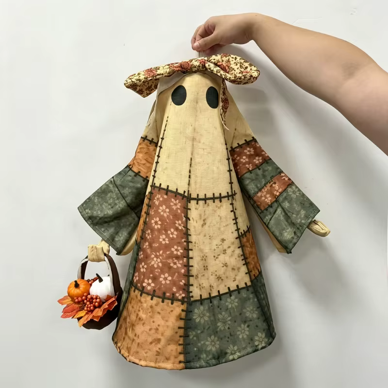 Adorno colgante de fantasma vintage para Halloween