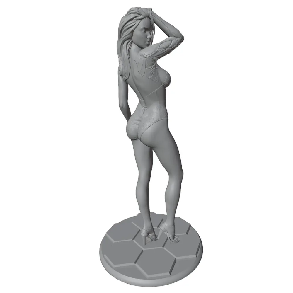 Figura decorativa DIY de resina gris, modelo GK para gatos y perros - imagen 5