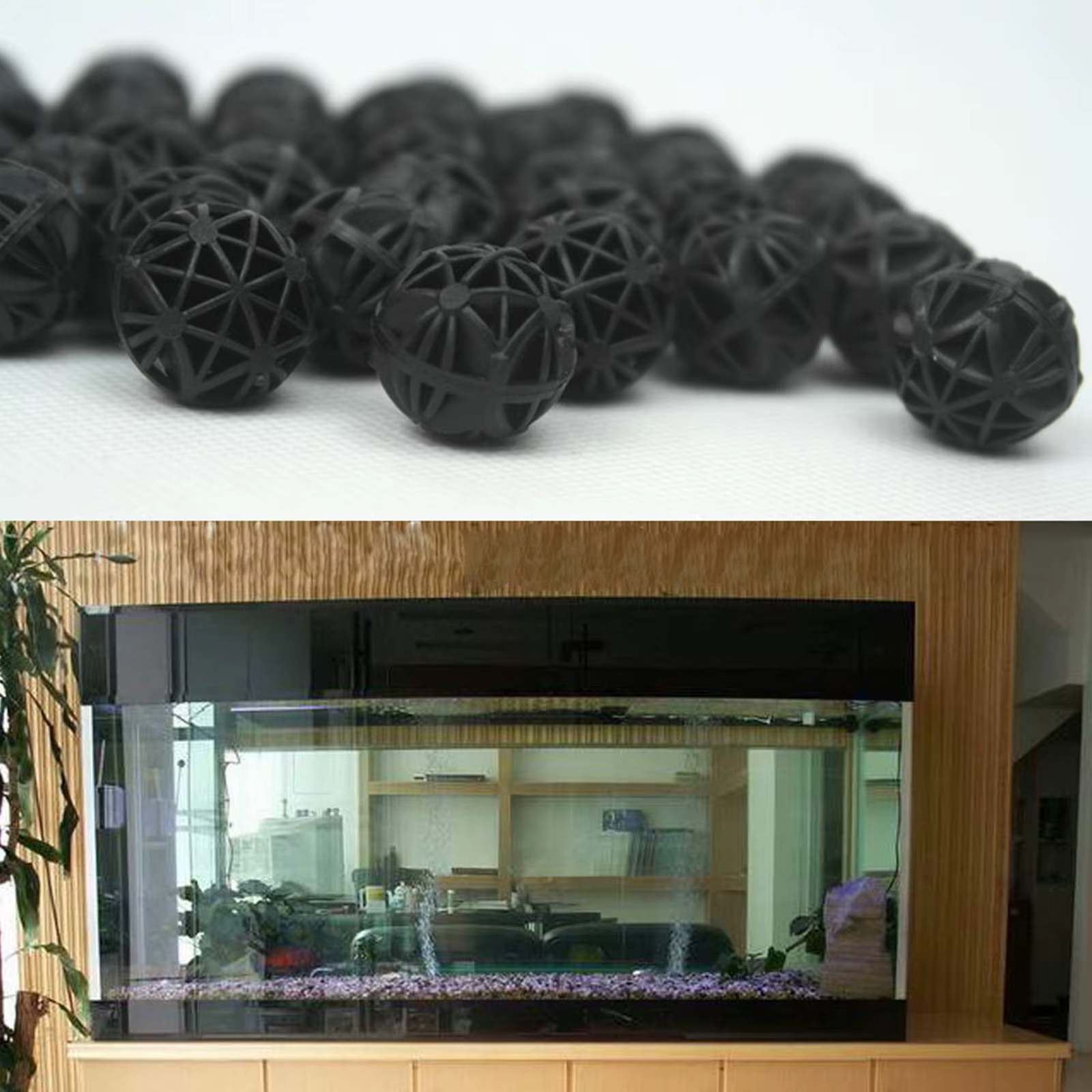 Material filtrante bioquímico para acuario: bolas de filtro - imagen 3