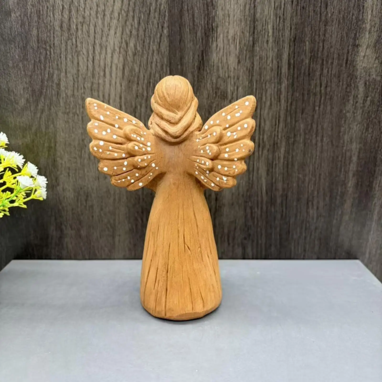 Figura ángel sin rostro esculpida – Decoración creyentes y regalo - imagen 2
